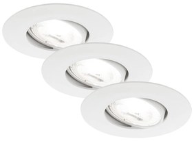 Faretto Incasso Kulana A Plastica Bianco Led Integrato 2W 4000K