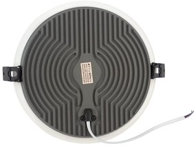 Faro LED incasso 30W foro ø200-210 110lm/W UGR19- Dimmerabile Colore Bianco Caldo 2.700K