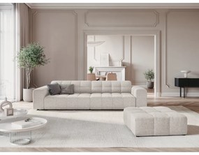 Divano grigio chiaro 244 cm Chicago - Cosmopolitan Design