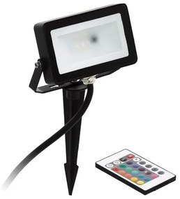 Eglo 98185 - Riflettore LED RGB FAEDO 4 LED/10W/230V + telecomando