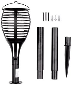 Lampada LED solare FLAME 4in1 1xLED/0,45W/3,7V IP44 500 mAh