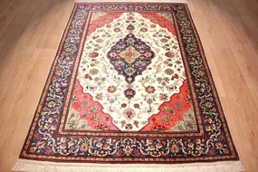 Ghom Tappeto persiano 140 x 190 (Iran) Annodato A Mano