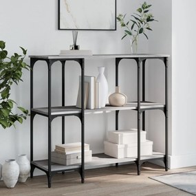 Tavolino Consolle Grigio Sonoma 102x35x90 Cm Legno Multistrato /