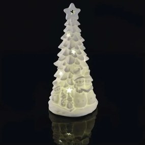 Alberello natalizio a LED, 2xAA, bianco caldo