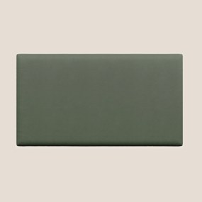 Testata pannello a muro grande di varie dimensioni in morbida microfibra smacchiabile T11 verde