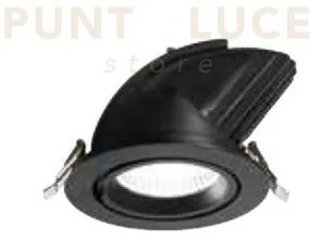 Kitty faretto 3000k 2350lm 35w ip20 nero d.14cm