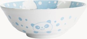 Set di 3 ciotole per ramen in porcellana Blue Kawaii Animals