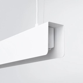 Lampadario LED bianco in metallo Nebula – Sollux