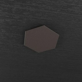 Hexagon applique-plafoniera decorativo marrone 1142-1d-ma