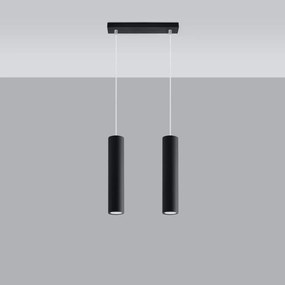 Lampada a sospensione 2xGU10 in acciaio LAGOS 2