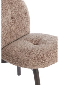 Set di sedie da pranzo marrone in imbottito 2 pz Sinosa – Light &amp; Living