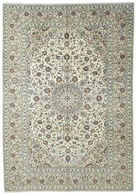 Kashan Tappeto 250x350 Beige (Iran) Annodato A Mano