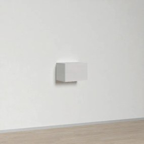 Pensile contenitore apertura a vasistas 60x40 cm Isoka Bianco Frassino