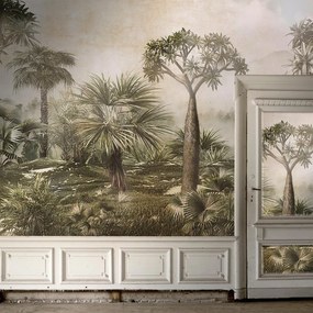 Fotomurale Jungla, seppia 600X300 cm