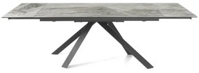 Tavolo allungabile 240 cm piano grčs porcellanato NESTORE Grigio
