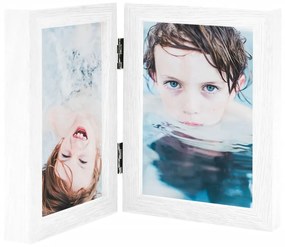 Cornici Portafoto A Libro Bianche 2x(13x18 Cm) /