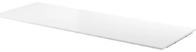 Top per lavabo SENSEA L 135 x H 1 x P 49.5 cm bianco truciolare, lucido