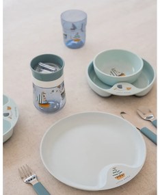 Posate per bambini in acciaio inox verde chiaro e argento 3 pz. Little farm - Mepal