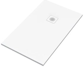 Piatto doccia SENSEA in composito minerale di resina gelificata Remix V3 bianco L 70 x L 120 x H 2.7 cm opaco