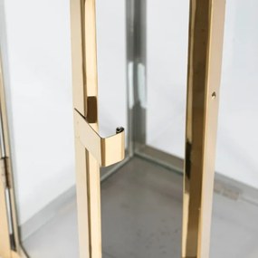 Lanterna decorativa dorata 63 cm