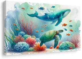Quadro su tela – Natura e animali marini