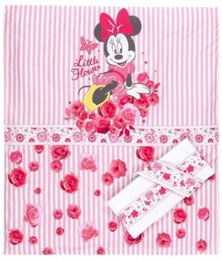 Set piumotto lenzuolino culla Disney Minnie Chic  Colore Rosa, Dimensioni e Misure Culla