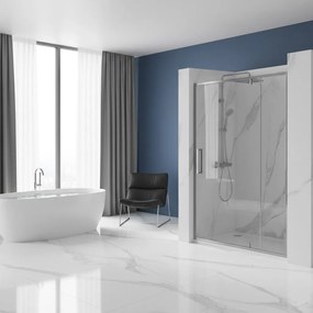 Porta doccia REA Rapid Swing Chrom 120