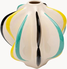 Vaso dipinto a mano Harlequin, alt. 23 cm
