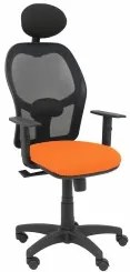 Sedia Ufficio con Poggiatesta PC B10CRNC Arancio