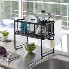 Vassoio di raccolta in metallo a due livelli Tower - YAMAZAKI