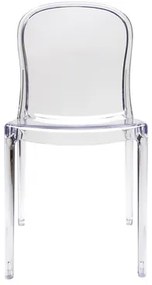 Sedie design trasparenti neutro policarbonato THALYSSE (set di 2)
