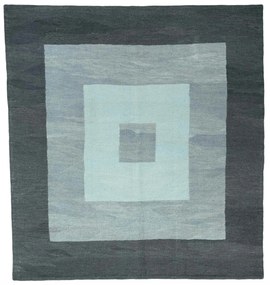 Kilim Tappeto persiano 210x200 Nero (Iran) Tessuto A Mano