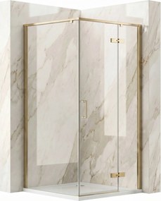 Cabina doccia Rea Bruno 90x90 Brush Gold