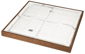 Brilagi - Lampada da bagno a LED WOODY FRAME LED/50W/230V 60x60 IP44 rovere ciliegio