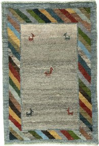 Gabbeh Tappeto persiano 60 x 90 Beige (Iran) Annodato A Mano
