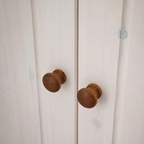 Armadio in legno di pino bianco 65x180 cm Anita - Støraa