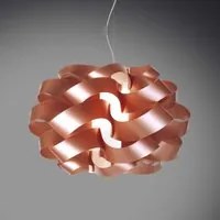 Lampadario a sospensione tre luci CLOUD Rame diametro 75x h50cm