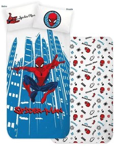 Completo letto singolo Spiderman Marvel in cotone  Colore Multicolor, Dimensioni e Misure Singolo