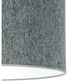 Duolla - Lampadario a sospensione con filo ROLLER ECO RECYCLING 1xE27/15W/230V diametro 45 cm verde