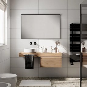 Mobile da bagno sotto lavabo Step rovere L 60.3 x H 30 x P 46 cm 1 cassetto, lavabo non incluso
