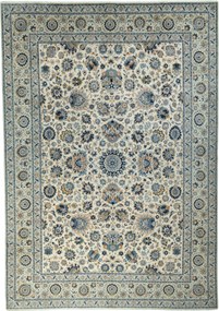 Kashan Tappeto 500 x 350 Beige (Iran) Annodato A Mano