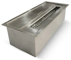 Bruciatore a bioetanolo 1.5LT ACCIAIO INOX 430SS L30 x P12.5 x H8.5 cm
