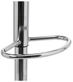 Sgabelli da bar neri ad altezza regolabile in similpelle in set di 2 (altezza seduta 56,5 cm) - Casa Selección