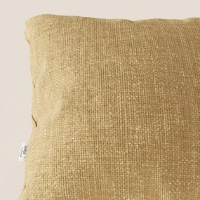 Lyon cuscino disponibile in diversi colori realizzato in morbido tessuto intrecciato impermeabile T06 giallo