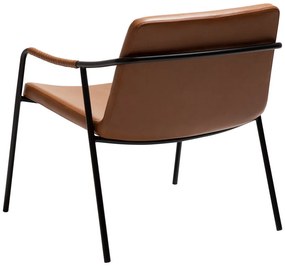 Poltrona in similpelle marrone Boto - DAN-FORM Denmark