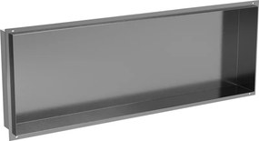 Mexen X-Wall-NR mensola a incasso senza flangia 90 x 30 cm, grigio canna di fucile spazzolato - 19E1903010