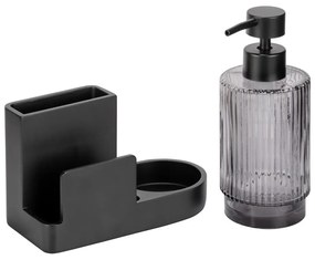 Supporto per detersivo nero in poliresina Pina – Wenko