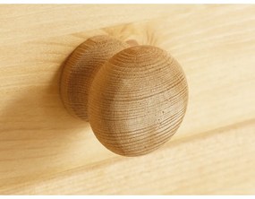 Vetrina in legno di pino di colore naturale 180x35 cm Lisa - Støraa