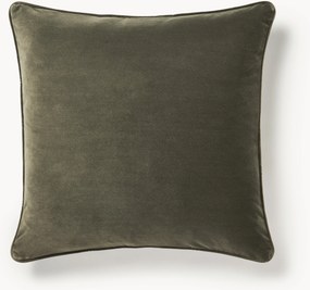 Cuscino grande in velluto Vetsak, 60 x 60 cm
