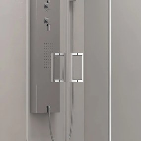 Kamalu - Box doccia 170x70 doppio scorrevole altezza 180cm | KAM-KNF6000S